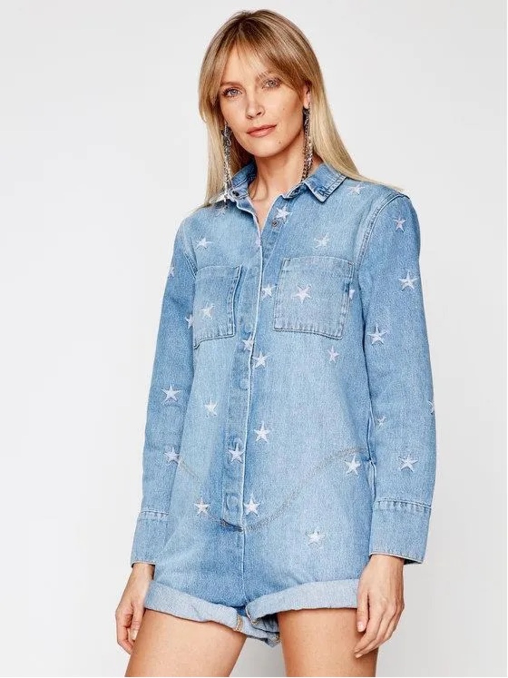 One Teaspoon Prophecy
Jumpsuit in Pacific Star Denim
Romper / Size S